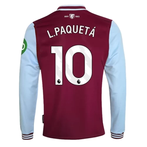 Prima Maglia L.Paquetá West Ham United 2024/2025 Manica Lunga Prima Maglia L.Paquetá West Ham United 2024/2025 Manica Lunga